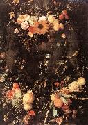 Jan Davidsz. de Heem Fruit and Flower Norge oil painting reproduction